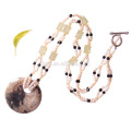 Fashion Long Boho Fresh Pearl Gemstone Necklace